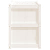 Garden Planter White 90x50x70 cm Solid Wood Pine