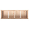 Garden Planter 59.1"x19.7"x27.6" Solid Wood Pine