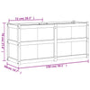 Garden Planter White 150x50x70 cm Solid Wood Pine