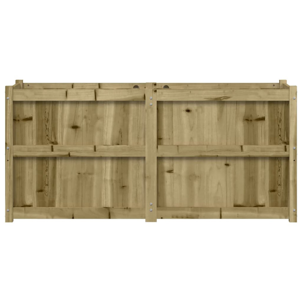 Garden Planter 150x50x70 cm Impregnated Wood Pine