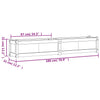 Garden Planter Wax Brown 180x31x31 cm Solid Wood Pine
