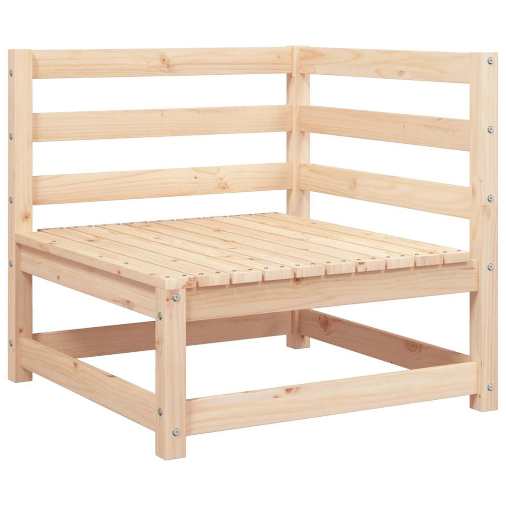 Garden Sofa | Pine Wood Colour | Solid Pine Wood | 70x70 |  Modular