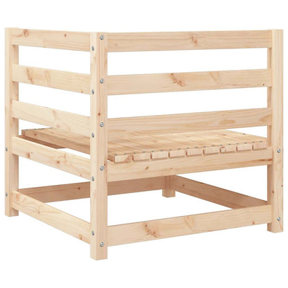 Garden Sofa | Pine Wood Colour | Solid Pine Wood | 70x70 |  Modular