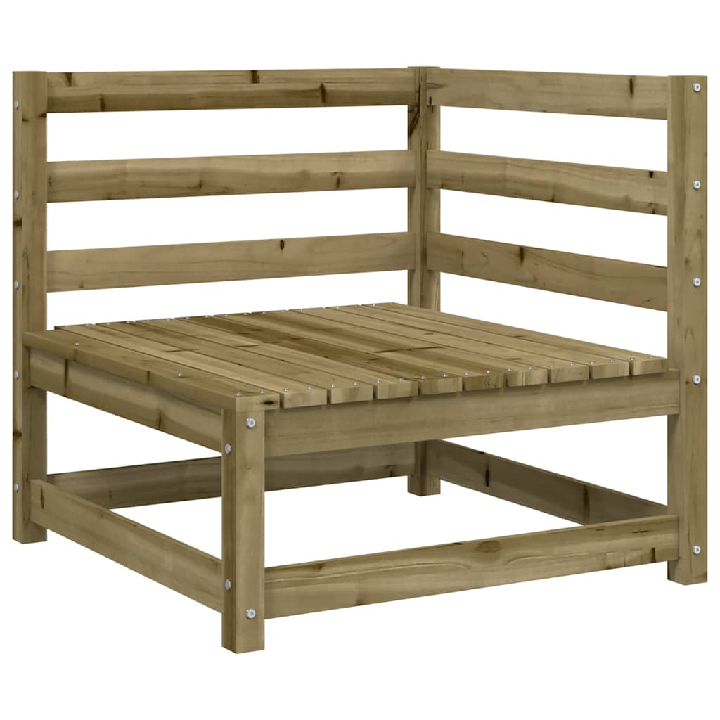 Garden Sofa | Natural Wood | Impregnated Pine Wood | Standard | Modular