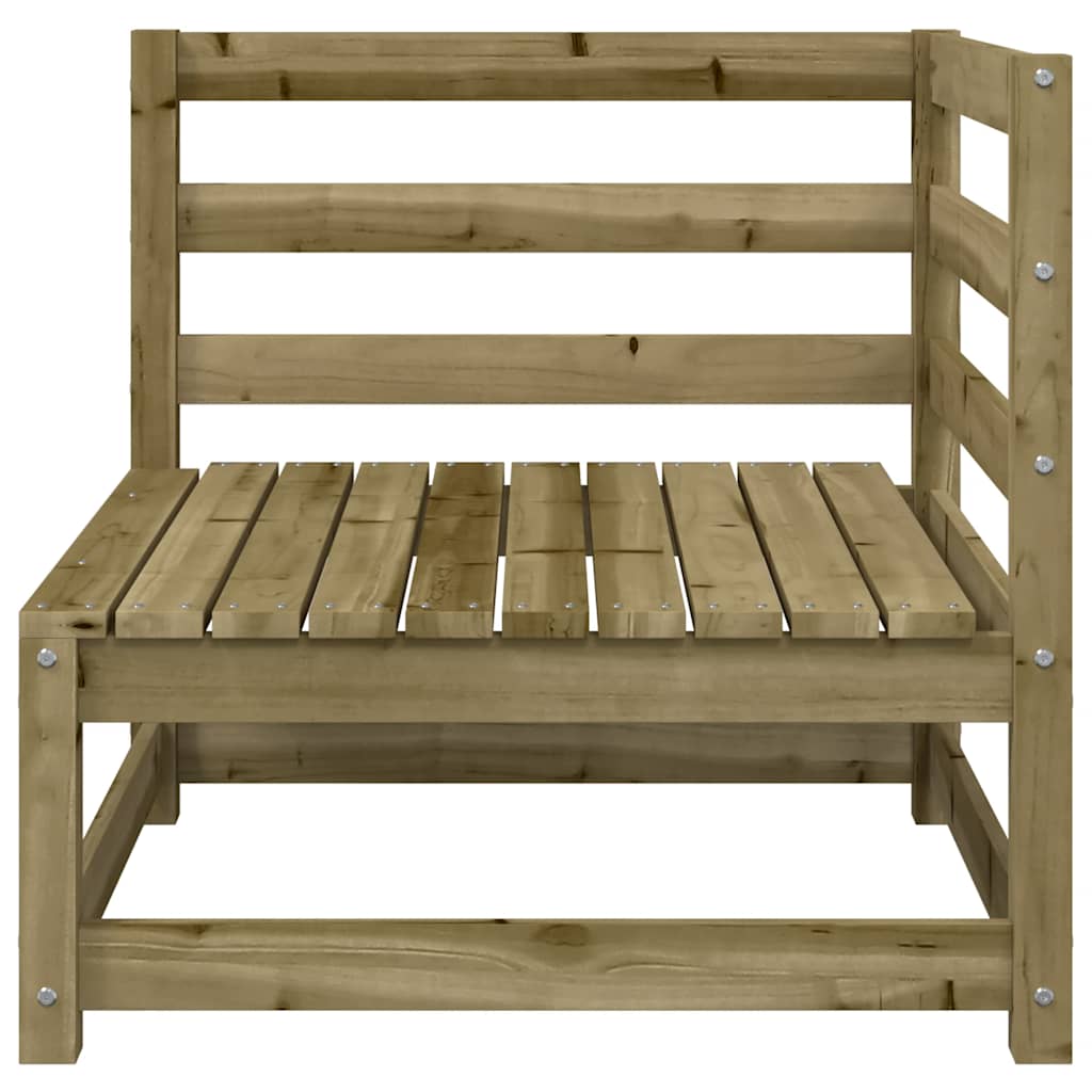 Garden Sofa | Natural Wood | Impregnated Pine Wood | Standard | Modular