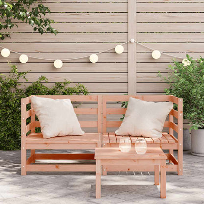 Garden Sofas Corner 2 pcs 70x70x67 cm Solid Wood Douglas