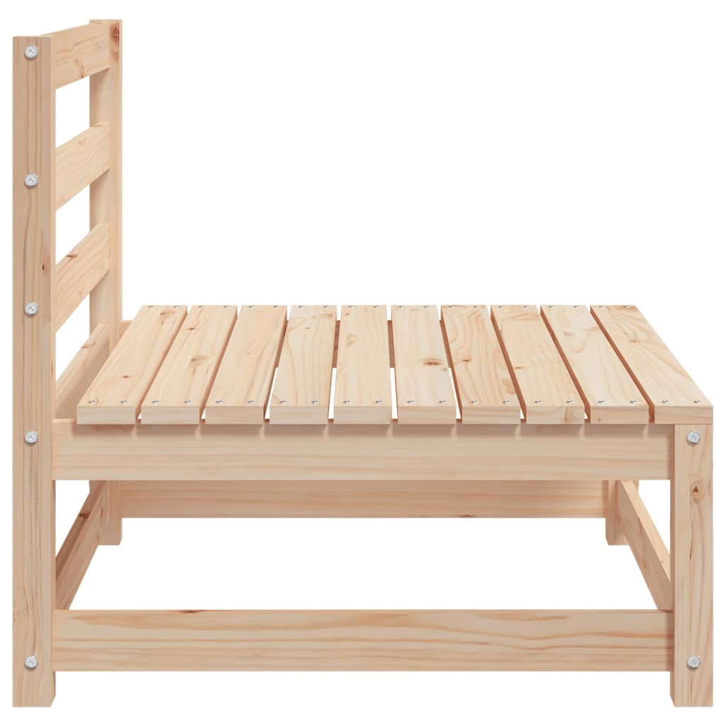 Garden Sofa | Natural Pine | Solid Pine Wood | Single Unit | Modular