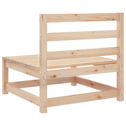 Garden Sofa | Natural Pine | Solid Pine Wood | Single Unit | Modular