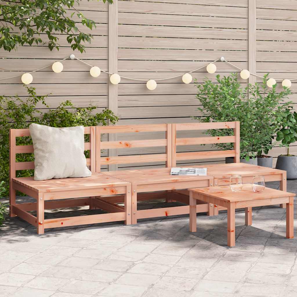 Garden Sofa | Natural wood | Solid Douglas wood | Medium | Modular