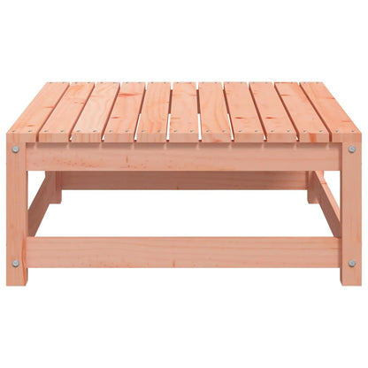Garden Footstool | Natural Wood | Solid Douglas Fir Wood | 70x70x30 cm