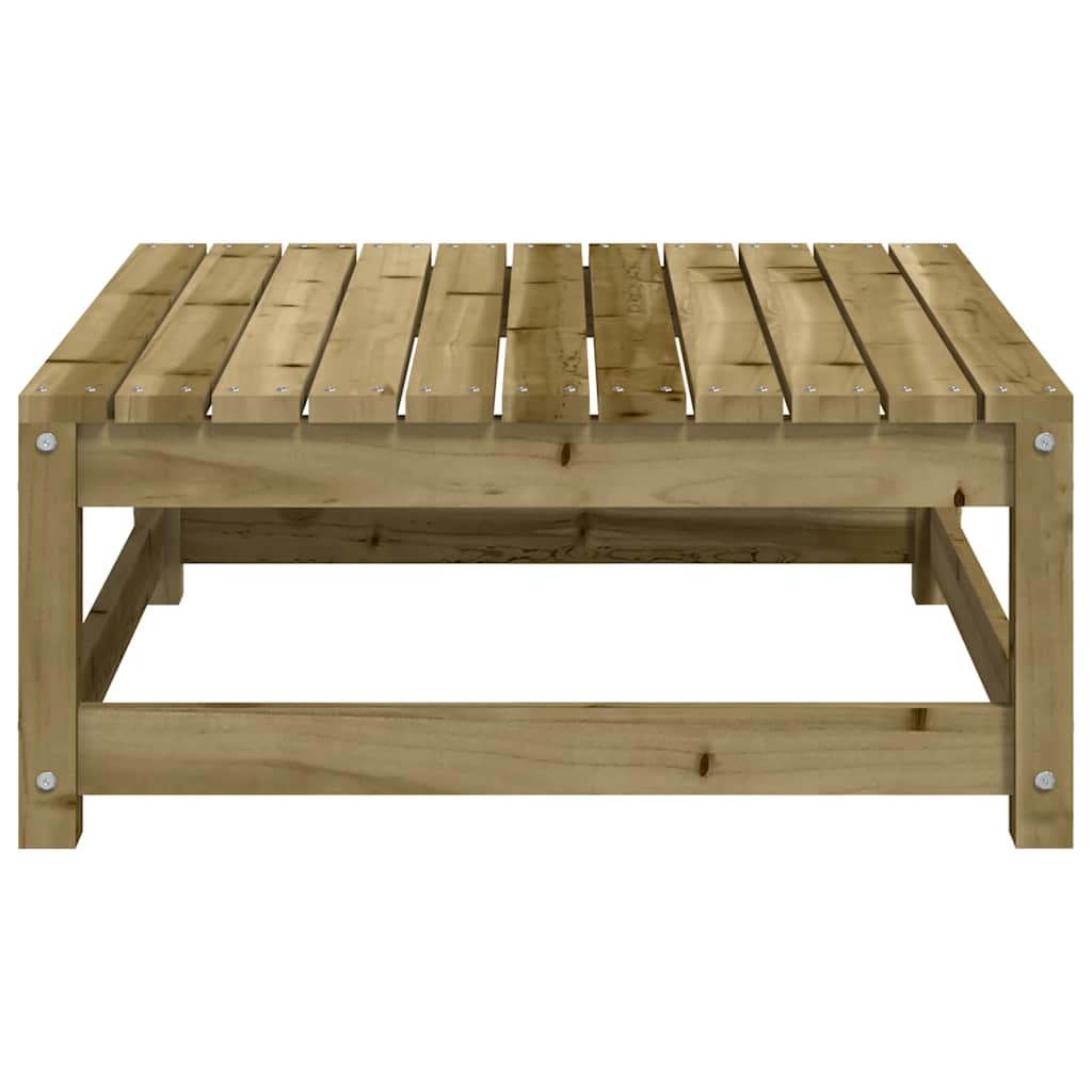 Garden Footstool | Brown | Treated solid pine wood | Medium | Modular