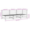 Patio Sofa 3-Seater Solid Wood Pine