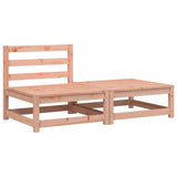 Garden Sofa Armless with Footstool Solid Wood Douglas