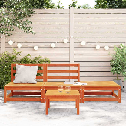 Garden Sofa | Wax brown | Solid pine wood | Large | Modular | Garden Sofa