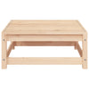Patio Sofa with Footstool 2-Seater Solid Wood Pine