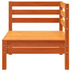 Patio Sofa Corner Wax Brown Solid Wood Pine