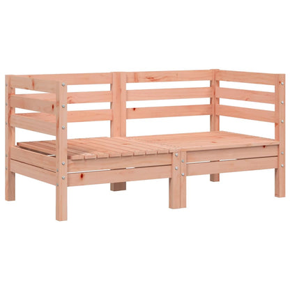Garden Sofa | Set of 2 | Natural wood | Solid Douglas wood | Medium