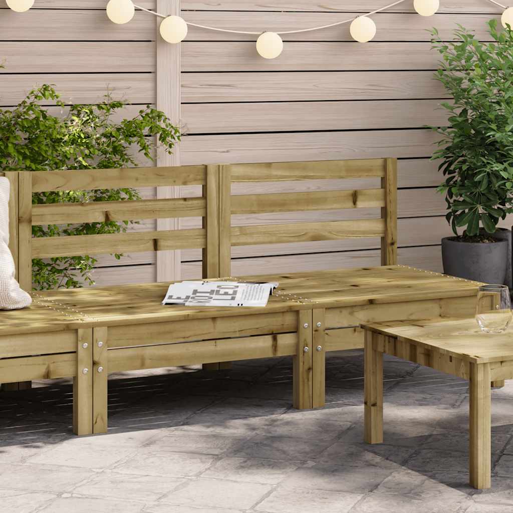 Garden Sofa | Set of 2 | Natural Pine | Impregnated Pinewood | Medium