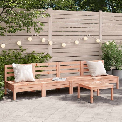 Garden Sofa | Set of 4 | Natural Wood | Solid Douglas Fir wood | 63.5 cm