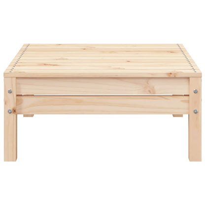 Garden Footstool | Natural Wood | Solid Pine Wood | Standard | Modular
