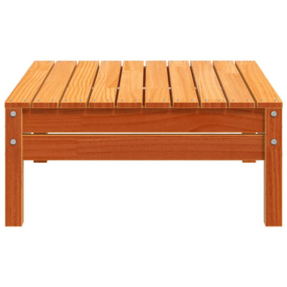 Garden Footstool | Wax brown | Solid pine wood | Standard | Modular