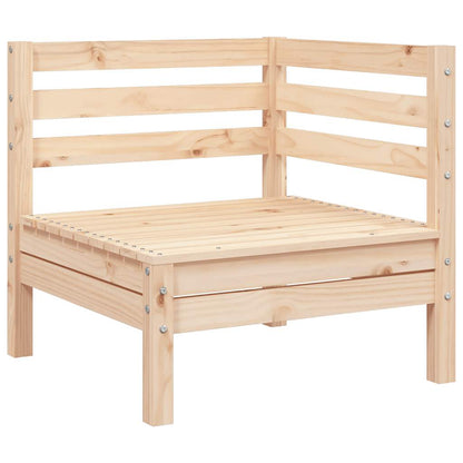 Garden Sofa | Natural Pine | Solid pine wood | 2-Seater | Modular