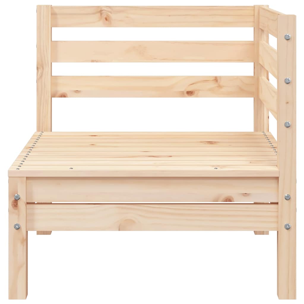 Garden Sofa | Natural Pine | Solid pine wood | 2-Seater | Modular