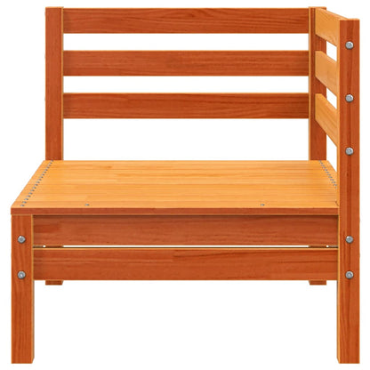 Garden Sofa | Wax brown | Solid pine wood | 2-seater | Modular