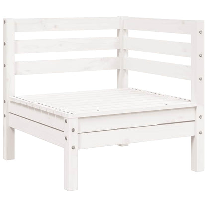Garden Sofa | White | Solid pine wood | 3-seater | Modular | Garden Sofa