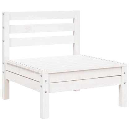 Garden Sofa | White | Solid pine wood | 3-seater | Modular | Garden Sofa