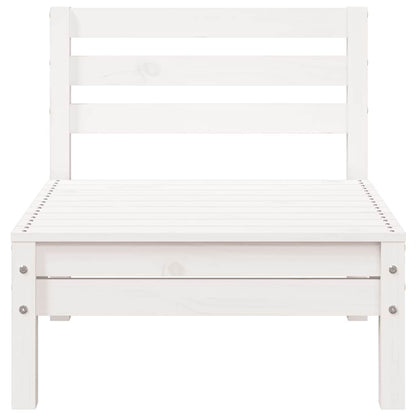 Garden Sofa | White | Solid pine wood | 3-seater | Modular | Garden Sofa