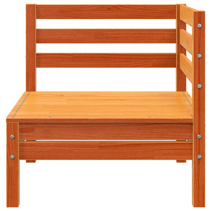 Garden Sofa | Wax Brown | Solid Pine Wood | 3-Seater | Modular