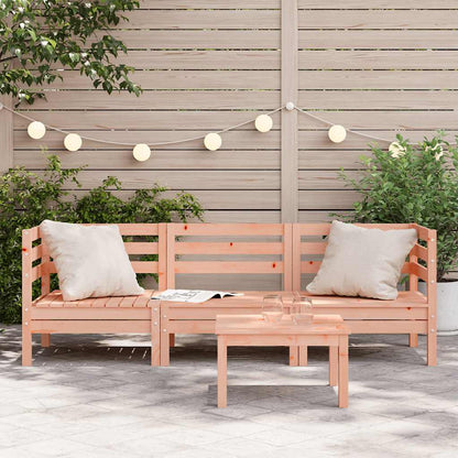 Garden Sofa | Douglas natural wood | Solid Douglas Wood | 3-Seater