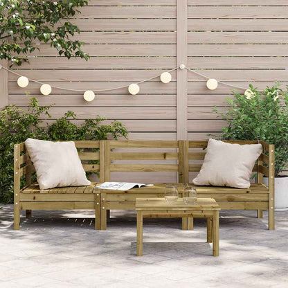 Garden Sofa | Natural Wood | Vacuum pressure impregnated pinewood