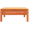 Patio Sofa 3-Seater Wax Brown Solid Wood Pine