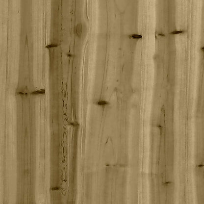 Garden Sofa | Natural Pine | Impregnated pine wood | 3-Seater | Modular