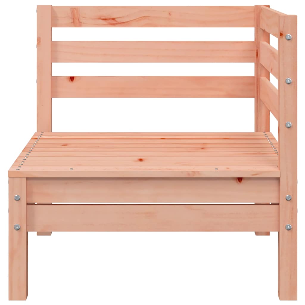 Garden Sofa | Natural Wood | Solid Douglas Fir Wood | 3-Seater | Modular