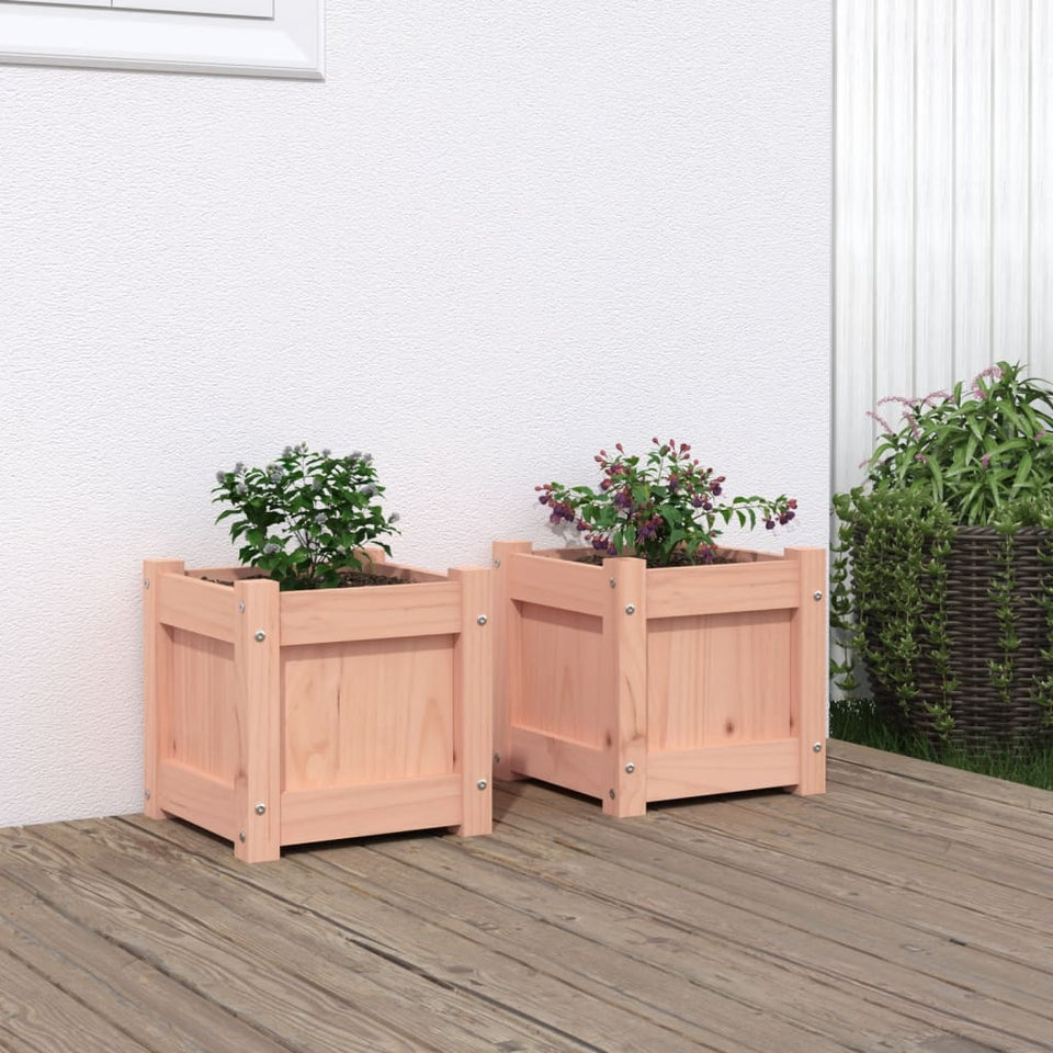 Garden Planters 2 pcs Solid Wood Douglas