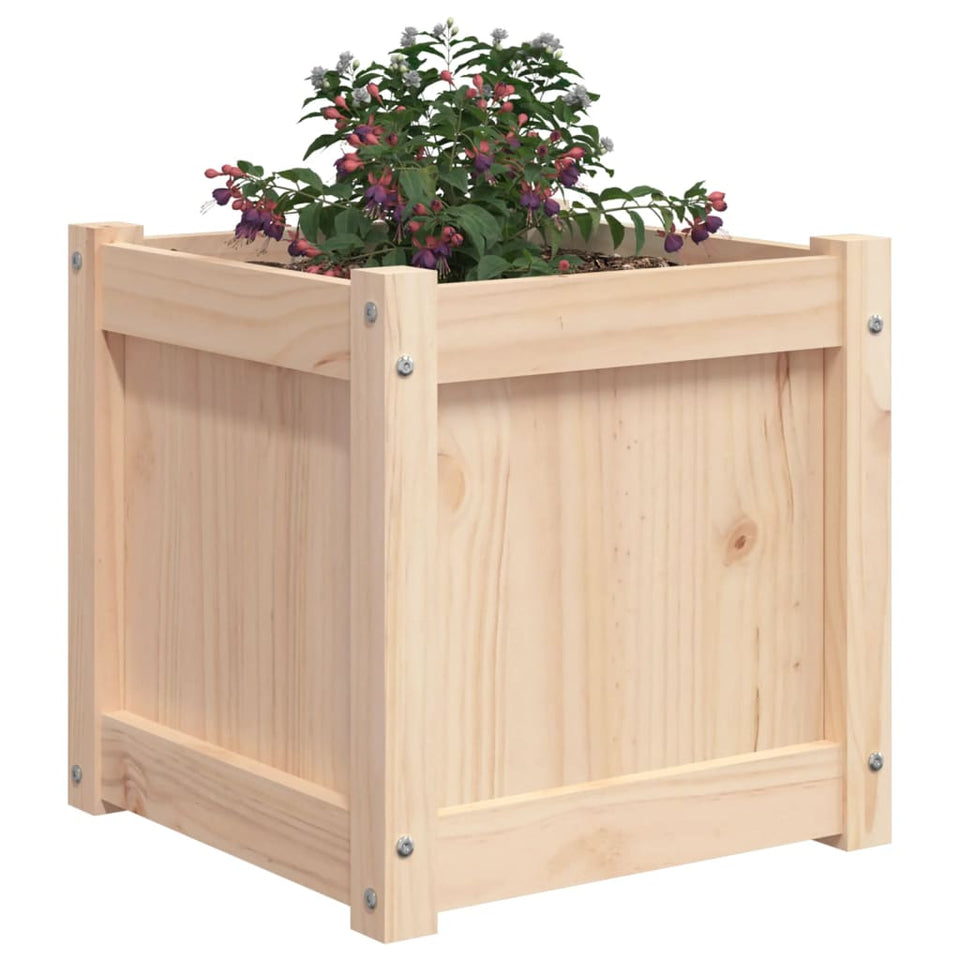 Garden Planter 40x40x40 cm Solid Wood Pine