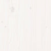 Garden Planter White 19.7"x19.7"x19.7" Solid Wood Pine