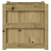 Garden Planters 2 pcs Impregnated Wood Pine