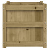 Garden Planters 2 pcs Impregnated Wood Pine