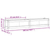 Garden Planter 70.9" x 12.2" x 12.2" Solid Wood Douglas