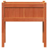 Garden Planter with Legs Wax Brown 70x31x70 cm Solid Wood Pine