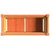Garden Planter with Legs Wax Brown 70x31x70 cm Solid Wood Pine