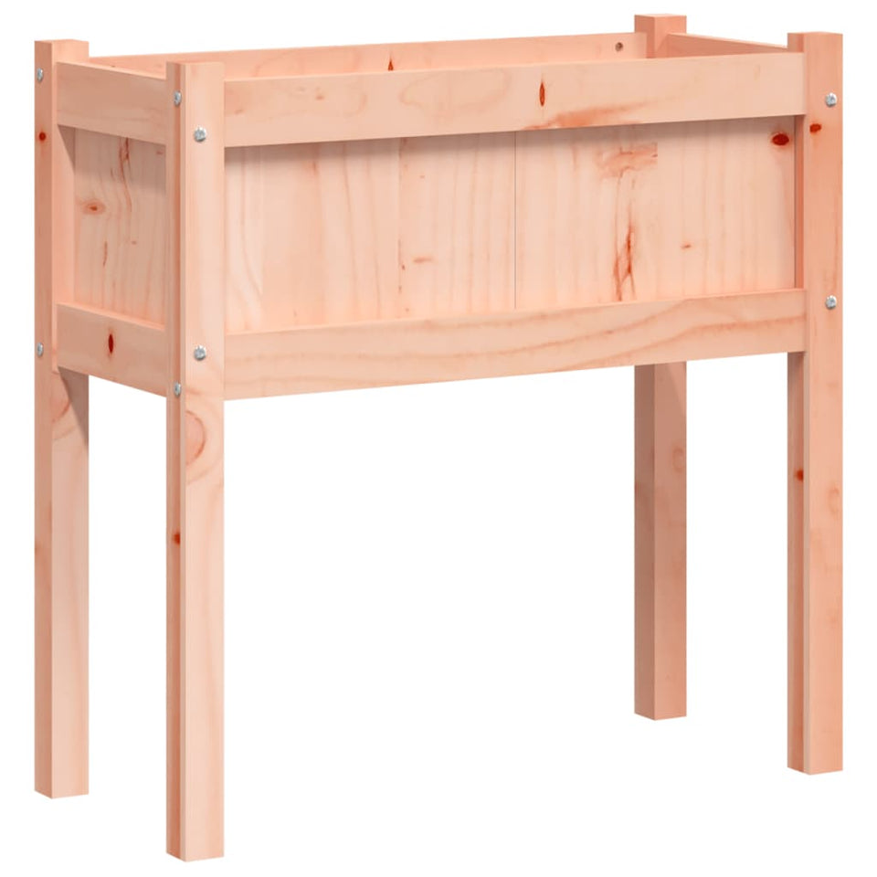 Garden Planter with Legs 70x31x70 cm Solid Wood Douglas