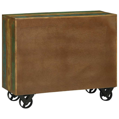 Sideboard with Drawer Brown 80 x 30 x 65 cm Solid Reclaim Wood