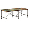 Dining Table 220x90x77 cm Solid Wood Reclaimed