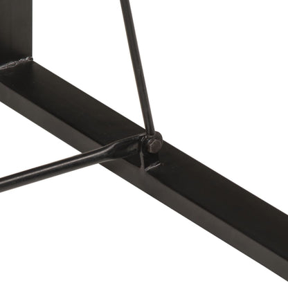 vidaXL Bar Table Multicolor Reclaimed Wood and Metal Standard Industrial