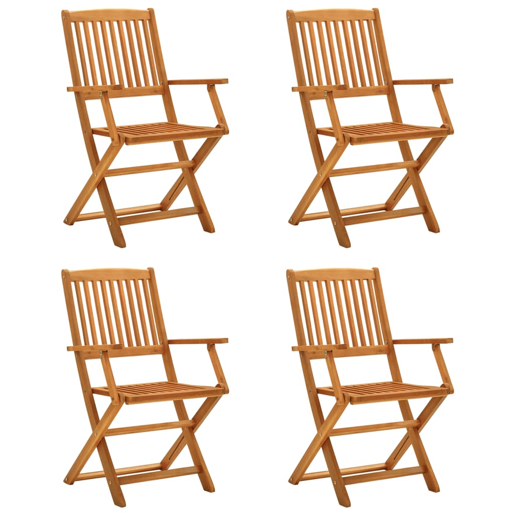 Garden Dining Set | Wood | Solid Acacia wood | 5 piece set |  Foldable